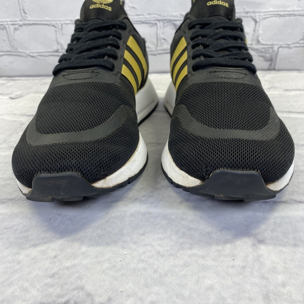 Adidas Originals Multix J Athletic Shoes Men's Size 7 Black Gold Metallic Q47130 - Picture 4 of 10